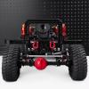 Rc Bumper Parts For D90 D110 RC-4WD 1/10 Metal Front Bumper With Winching Hooks Mounting Hardware RC Crawler Car Parts Modified Replacement view 2