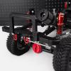 Rc Bumper Parts For D90 D110 RC-4WD 1/10 Metal Front Bumper With Winching Hooks Mounting Hardware RC Crawler Car Parts Modified Replacement view 3