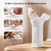 GROWNSY 3-in-1 Baby Nasal Aspirator Spray, Suction & Mist, Light Grey view 2