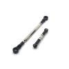 RC Cars Models For HuangBo ZP1001 ZP1002 ZP1003 ZP1004 1/10 Metal Front Axle Linkage Upgrade Steering Rod RC Car Parts Accessories Replacements(Black) view 1
