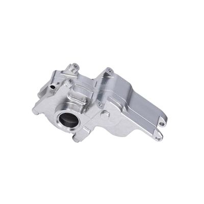For LOSI 1/24 Micro-B 1/28 Micro-T GPM 7075Alu Transmission Case 40Cr Steel Gear Set Model Accessory Replace Parts Rc Models Accessories(Silver)