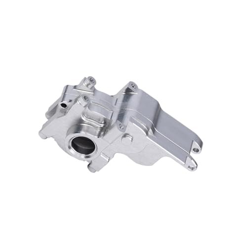 For LOSI 1/24 Micro-B 1/28 Micro-T GPM 7075Alu Transmission Case 40Cr Steel Gear Set Model Accessory Replace Parts Rc Models Accessories(Silver)