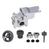 For LOSI 1/24 Micro-B 1/28 Micro-T GPM 7075Alu Transmission Case 40Cr Steel Gear Set Model Accessory Replace Parts Rc Models Accessories(Silver) view 2