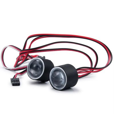 RC lighting Parts For Axial For Scx10 Iii Axi03006 Axi03007 For Gladiator For Jlu For Wrangler 1/10 Headlights Angel Eyes Lamp Rc Crawler Car
