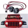 RC lighting Parts For Axial For Scx10 Iii Axi03006 Axi03007 For Gladiator For Jlu For Wrangler 1/10 Headlights Angel Eyes Lamp Rc Crawler Car view 4
