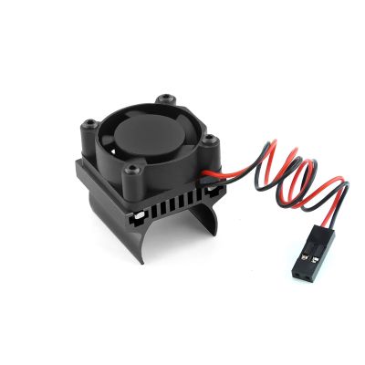 RC Models For Traxxas For TRX-4M 1/18 Alloy Machined Heatsink Cooling Fan Crawler Model Accessory Assemble Replace Modified Parts(Black)