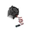 RC Models For Traxxas For TRX-4M 1/18 Alloy Machined Heatsink Cooling Fan Crawler Model Accessory Assemble Replace Modified Parts(Black) view 3