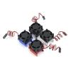 RC Models For Traxxas For TRX-4M 1/18 Alloy Machined Heatsink Cooling Fan Crawler Model Accessory Assemble Replace Modified Parts(Black) view 4