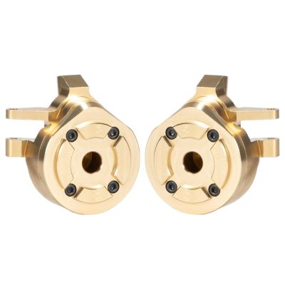 SCX10 III Capra Brass Weight Steering Knuckle Diff Cover Portal Axle Plates for Axial AXI03007 AXI03004 Adds Weight Down Low(Purple)