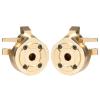 SCX10 III Capra Brass Weight Steering Knuckle Diff Cover Portal Axle Plates for Axial AXI03007 AXI03004 Adds Weight Down Low(Purple) view 1