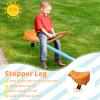 VRAXO Outdoor Spinning Seesaw Sit and Spin Teeter Totter Outdoor Playground Equipment Swivel Teeter Totter for Backyard view 4