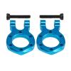 RC Cars Models For SCX10 For Wrangler For Gladiator For TRX4 For Element TF2 D90 CC01 1/10 Aluminum CNC RC Tow Hook Scale Winch Bumper D-ring RC Crawler(Blue) view 2