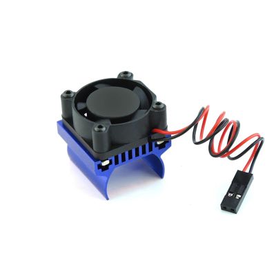 For Traxxas For TRX-4M 1/18 Alloy Machined Heatsink Cooling Fan Crawler Model Accessory Assemble Replace Modified Parts Rc Models Accessories(Blue)