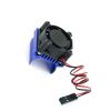 For Traxxas For TRX-4M 1/18 Alloy Machined Heatsink Cooling Fan Crawler Model Accessory Assemble Replace Modified Parts Rc Models Accessories(Blue) view 2