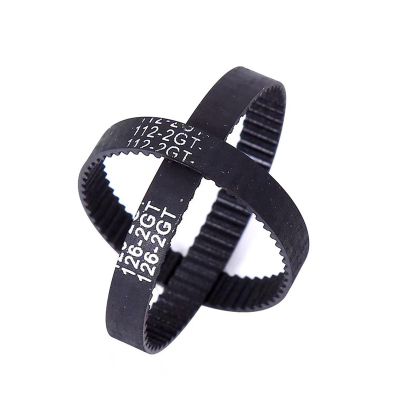 2GT 2M GT2 Belt Pitch Length 52mm-128mm Width 6mm Rubber Closed(2GT-66mm)