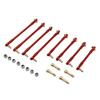 RC Models For WPL C44 C34 FJ45 1/16 Metal Chassis Fixing Rod Upgrade Remote Control Car Model Accessory Assemble Replace Modified(Red) view 1