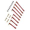 RC Models For WPL C44 C34 FJ45 1/16 Metal Chassis Fixing Rod Upgrade Remote Control Car Model Accessory Assemble Replace Modified(Red) view 3