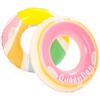 2 Pack Large Inflatable Pool Float for Adults 36 Inch Pink Pool Floats with Handles Swim Rings Swimming Pool Tubes for Summer Fun Beach Themed Party (Pink and Ice Cream) view 1