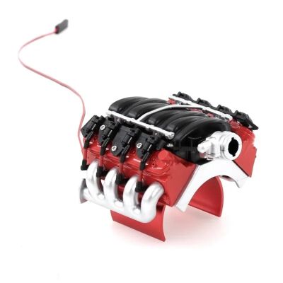 RC Repairs Models For Axial For SCX10 II III For Traxxas For TRX4 D90 For Redcat 1/10 LS7 V8 Engine Motor Radiator Cooling Fan Heat Sink RC Crawler