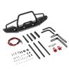 Rc Bumper Parts For Trx-4 D90 D110 For Defender For Axial For Scx10 90046 1/10 Metal Front Bumper With Light RC Crawler Car Upgrade Parts view 1