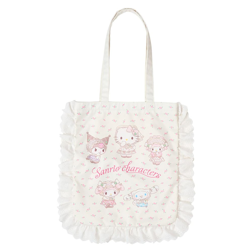 Sanrio 692794 Tote Bag (Forest Lace) Sanrio Characters, A4 Size