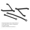Aluminum Alloy Upgrade RC Chassis Links Steering TIE RODS Smooth Driving Suitable for FMS FCX24 1/24 Crawler (Black) view 4