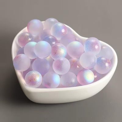 10Pcs Purple Glass Marbles Luminous Glass Ball 12MM Colorful Decor Vase Filler Fish Tank Home Decor DIY Jewelry Accessories(no Hole),Marble Runs,Learning and Education