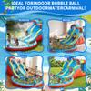 23 FT Inflatable Water Slide Bounce House for Kids 3-10, 8 in 1 Dual Slides Water Park Bouncy Castle with Blower, Jump House for Indoor Outdoor Backyard Birthday Holiday Party view 2