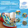 23 FT Inflatable Water Slide Bounce House for Kids 3-10, 8 in 1 Dual Slides Water Park Bouncy Castle with Blower, Jump House for Indoor Outdoor Backyard Birthday Holiday Party view 4