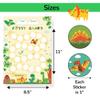 Dinosaur Potty Training Chart for Toddlers Boys with 250+ Reward Stickers view 4