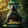 Great Dane Next to The Gold Coin 500 Pieces Puzzles for Adults, St. Patrick's Day Challenging Jigsaw Puzzles for Adults, Home Wall Art Decor Gift 15.2 * 20.8 Inch view 1
