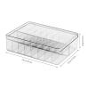 Upgrade Blank Playing Card Cases, Clear Plastic Deck Box Holders for Game Cards & Mobile phone charging cable (Clear 26cm*20cm*7.3cm) view 2