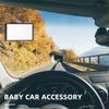 Abaodam Universal Car Seat Mirror for Rear Facing, Shatterproof Abs Rearview Mirror with Wide View for Back Seat Observation and Monitoring view 3