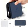Trading Card Binder, Mini 1-Pocket Trading Card Binder with 20 Pages, Portable Card Album Holds 40 Cards for TCG, MTG, Sports Cards & Game Cards etc(Blue) view 2