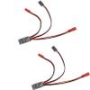 10A Brushed ESC 1-3S Two Way Motor Speed Controller with Brake/Without Brake 1A BEC for RC Vehicle Car Boat Model(Two Way no Brake 2pcs) view 1