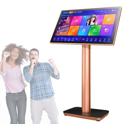 KTV Karaoke System, 19.5/22 Inch Capacitive Touch Screen, 4K Output, 27 Languages Switching Karaoke Machine, for Girls Boys Home Party Meeting,19.5inch-2TB19.5inch 1TB