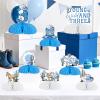 8 Pcs Young Wild and Three Centerpieces for Boys 3rd Third Birthday Party view 4