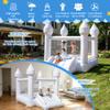 HAPYBOUCY PVC White Bounce House, Bounce House for Kids 3-6 with Slide, Bouncy House Blower Included for Indoor Outdoor Use, 11ft L x 8ft W x 8ft H, Kids Bouncy Castle, Blow Up Jumping Bouncer view 4