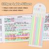 4Pcs Mahjong Card Holder & 320Pcs Line Finder Notes,Quickly Identify Rules view 3