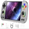 Anbernic RG477M Retro Handheld Game Console , 4.7 Inch Touch Screen Aluminum Alloy CNC Android 14 System Support WiFi 6E Bluetooth 5.3 Dimensity 8300 Processor 8+128GB(Silver Blade) view 1