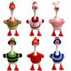 Fuzzivator 6 Set Holiday Desk Goose Outfits All Seaons 7 Inch Goose Outfits Easter 4th of July Desk Duck Outfits for Magnetic Gesse StatueTable Key Holder Decoration view 1
