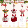Fuzzivator 6 Set Holiday Desk Goose Outfits All Seaons 7 Inch Goose Outfits Easter 4th of July Desk Duck Outfits for Magnetic Gesse StatueTable Key Holder Decoration view 2