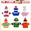 Fuzzivator 6 Set Holiday Desk Goose Outfits All Seaons 7 Inch Goose Outfits Easter 4th of July Desk Duck Outfits for Magnetic Gesse StatueTable Key Holder Decoration view 3