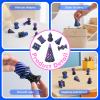 6 Pack Spiral Cone Fidget Toys - Impossible Cone 3D Printed Impossible Pyramid Pass Through 3D Printed Toy Mini Sensory Toy for Stress Relief Anxiety, Desktop Decoration Gifts for Adults Teens Kids view 4