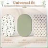 3 Pack Mallard Duck Bassinet Sheets, 32x16x3.9 Inch, Unisex Hunting Fitted Baby Bedding for Standard Bassinet Mattress, Neutral Nursery Decor, Soft and Breathable view 4