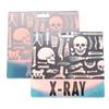 2 PCS X-Ray/Radiology Badge Buddy Anatomy Skeleton Horizontal Holographic Badge Buddy Gift for Xray Radiology Technique Work Accessories Rad Tech Student Essentials (X-RAY) view 1