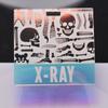 2 PCS X-Ray/Radiology Badge Buddy Anatomy Skeleton Horizontal Holographic Badge Buddy Gift for Xray Radiology Technique Work Accessories Rad Tech Student Essentials (X-RAY) view 3