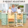 WINGYZ Natural Helper Tower & Double Sensory Table Set view 2
