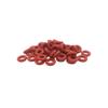 50pcs Red Silicon o Type Seal 1mm Thickness 4mm-35mm OD VMQ O-Ring Seal Gasket Good Elasticity 55Shore O Type Ring Seal Gasket(9x7x1mm) view 1