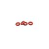 50pcs Red Silicon o Type Seal 1mm Thickness 4mm-35mm OD VMQ O-Ring Seal Gasket Good Elasticity 55Shore O Type Ring Seal Gasket(9x7x1mm) view 2